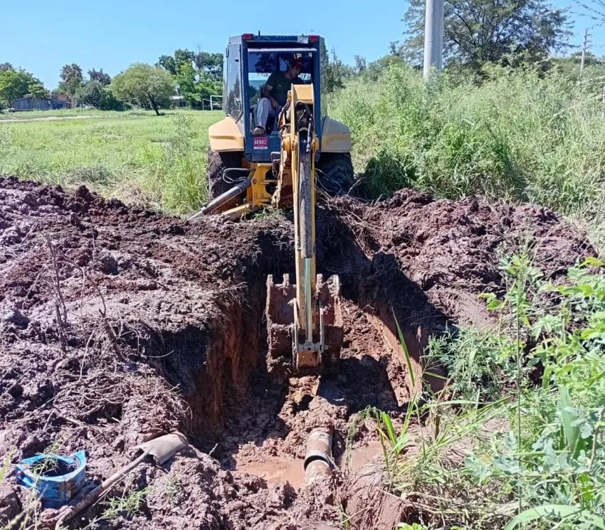 Sameep repar� una aver�a de urgencia en Saenz Pe�a y restableci� el agua en el Hospital 4 de Junio