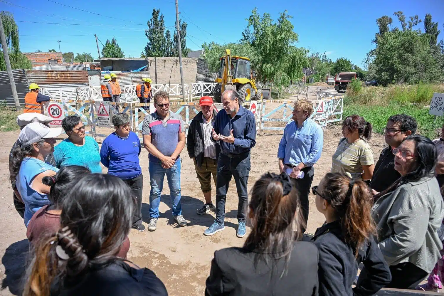 Susbielles anunci� el inicio de las obras para brindar agua potable a Tierras Argentinas